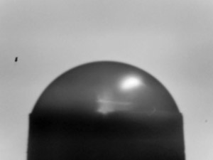 Gausian filtered image of a droplet